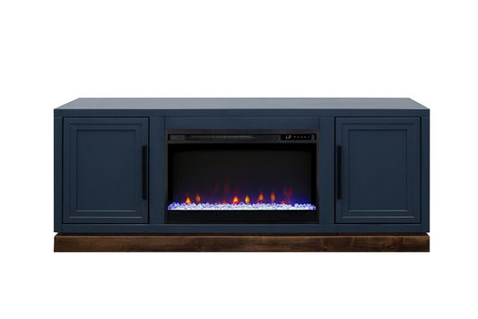 Legends Furniture - Nora 64 inch Fireplace TV Stand in Blue Denim and Whiskey - NO5210.BWK veiw 1
