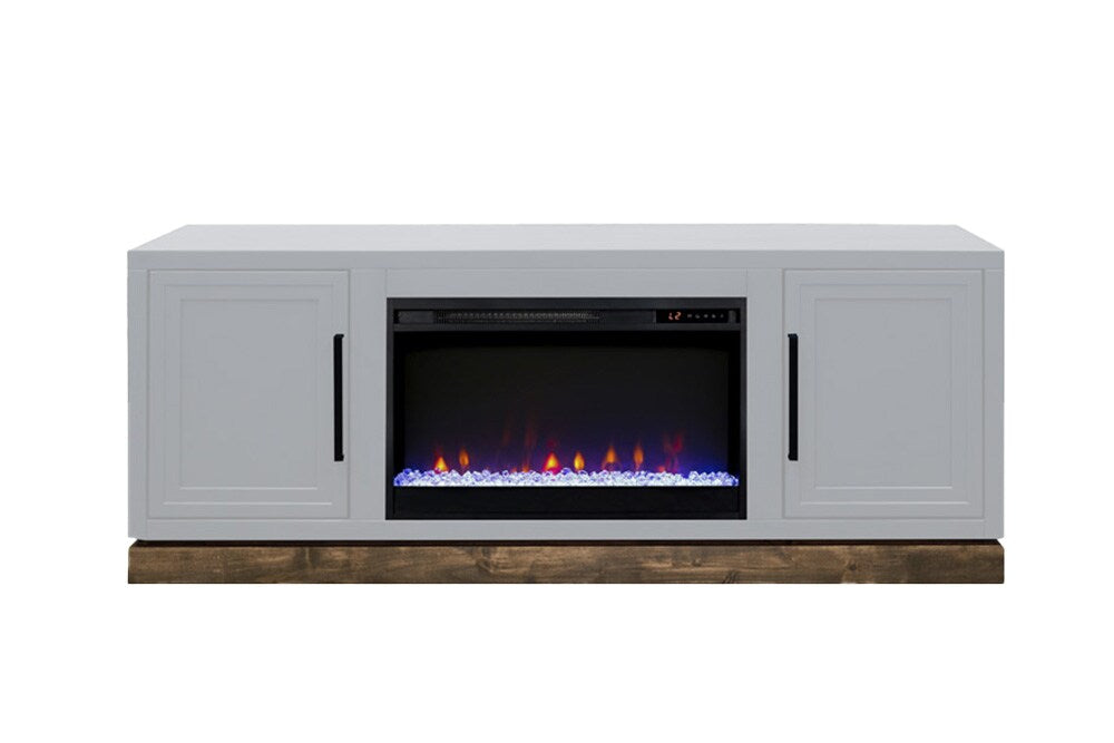 Legends Furniture - Nora 64 inch Fireplace TV Stand in Jasmine Whitewash and Barnwood - NO5210.BJW veiw 1