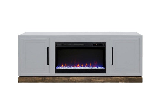 Legends Furniture - Nora 64 inch Fireplace TV Stand in Jasmine Whitewash and Barnwood - NO5210.BJW veiw 1