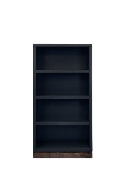 Legends Furniture - Nora Modular 60 inch High Bookshelf in Black and Whiskey - NO6860.SWK veiw 1