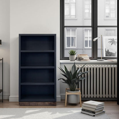 Legends Furniture - Nora Modular 60 inch High Bookshelf in Black and Whiskey - NO6860.SWK veiw 5