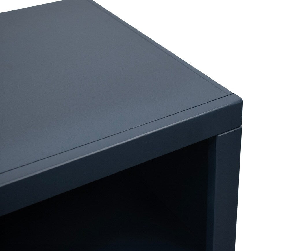 Legends Furniture - Nora Modular 60 inch High Bookshelf in Blue Denim and Whiskey - NO6860.BWK veiw 2