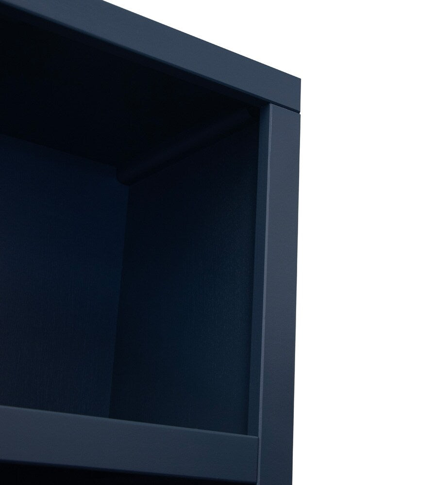 Legends Furniture - Nora Modular 60 inch High Bookshelf in Blue Denim and Whiskey - NO6860.BWK veiw 3