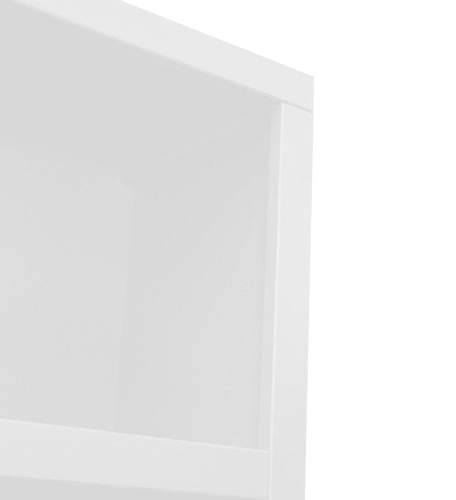 Legends Furniture - Nora Modular 60 inch High Bookshelf in Jasmine Whitewash and Barnwood - NO6860.BJW veiw 3