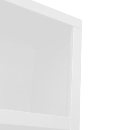 Legends Furniture - Nora Modular 60 inch High Bookshelf in Jasmine Whitewash and Barnwood - NO6860.BJW veiw 3