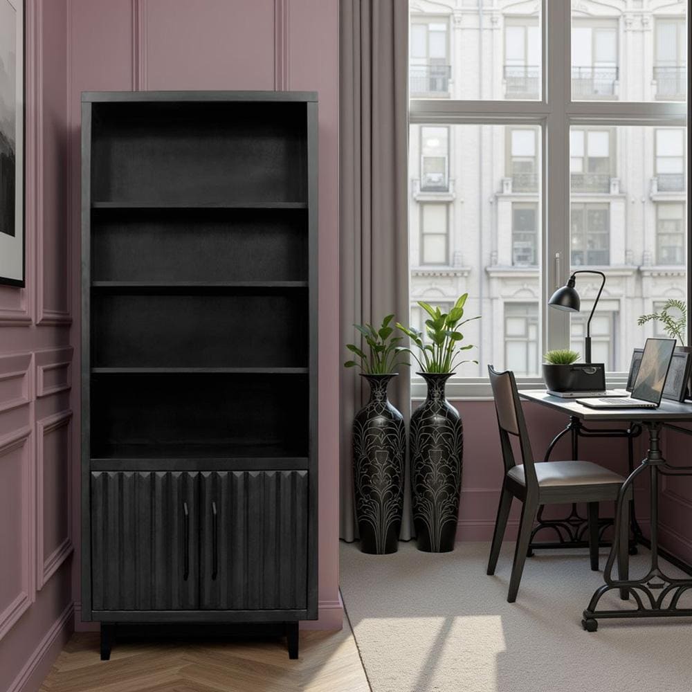 Legends Furniture - Radiance 78 inch High Bookcase Pier in Black - RA3201.SLS veiw 6