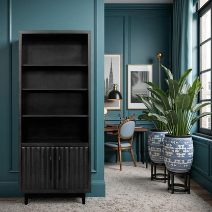 Legends Furniture - Radiance 78 inch High Bookcase Pier in Black - RA3201.SLS veiw 7