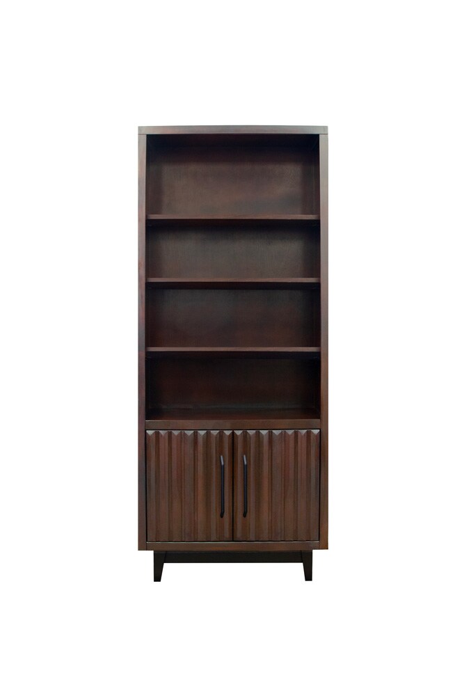 Legends Furniture - Radiance 78 inch High Bookcase Pier in Rosewood - RA3201.RWM veiw 1