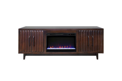Legends Furniture - Radiance 75 inch Fireplace TV Stand in Rosewood - RA5210.RWM veiw 1