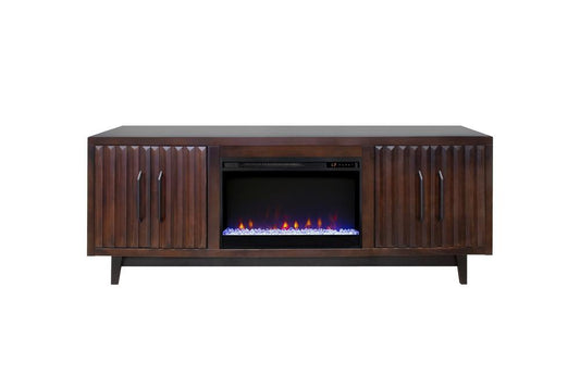 Legends Furniture - Radiance 75 inch Fireplace TV Stand in Rosewood - RA5210.RWM veiw 1