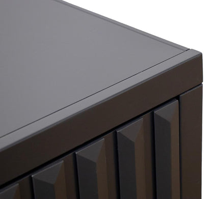 Legends Furniture - Radiance 94 inch Fireplace TV Stand in Black - RA5410.SLS veiw 3