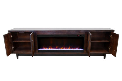 Legends Furniture - Radiance 94 inch Fireplace TV Stand in Rosewood - RA5410.RWM veiw 3