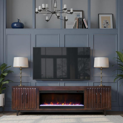 Legends Furniture - Radiance 94 inch Fireplace TV Stand in Rosewood - RA5410.RWM veiw 7