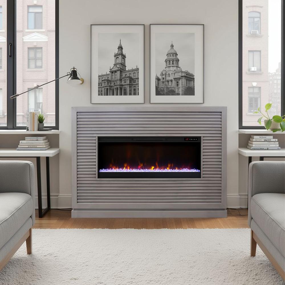 Bridgevine Home Riviera 64 inch Fireplace Mantel