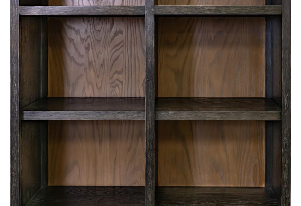 Martin Furniture - Olivia - Modern Wood Arched Display Cabinet/Bookcase, Office Shelving, Storage Cabinet, Fully Assembled, Black veiw 9