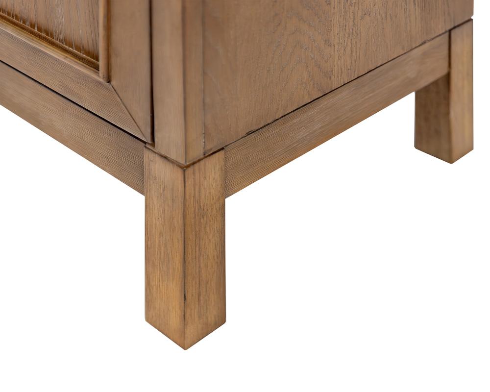 Martin Furniture - Olivia - Modern Wood Arched Display Cabinet/Bookcase, Office Shelving, Storage Cabinet, Fully Assembled, Brown veiw 4
