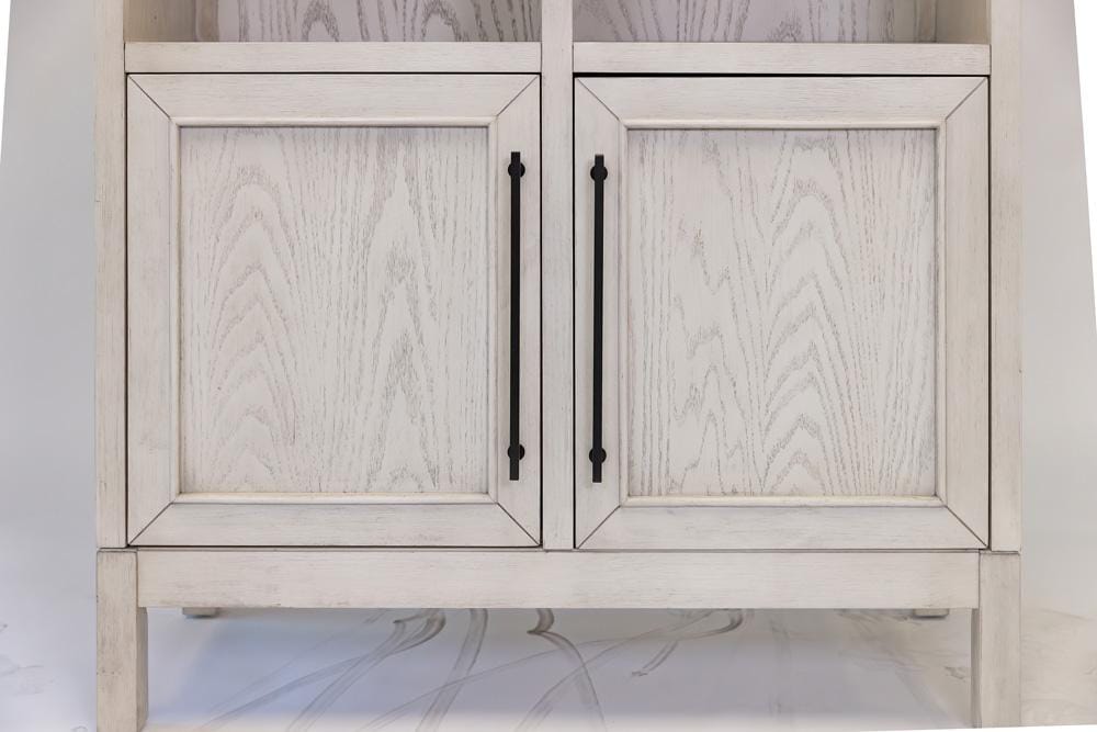 Martin Furniture - Olivia - Modern Wood Arched Display Cabinet/Bookcase, Office Shelving, Storage Cabinet, Fully Assembled, White veiw 5