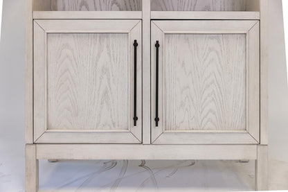 Martin Furniture - Olivia - Modern Wood Arched Display Cabinet/Bookcase, Office Shelving, Storage Cabinet, Fully Assembled, White veiw 5