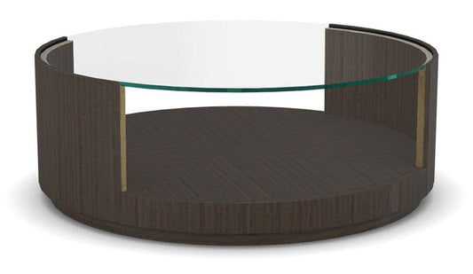 Vanguard Furniture - Axis Round Cocktail Table - Havana - L102C-HV veiw 1