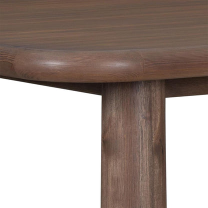 Salted Oak - Sequoia Mocha Oak Veneer Modern 84in Dining Table  - STO1309-84-WMO veiw 5