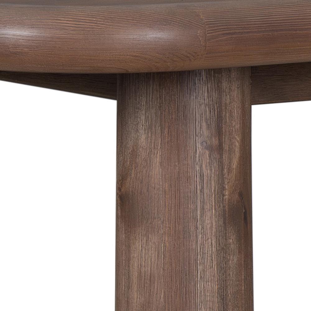 Salted Oak - Sequoia Mocha Oak Veneer Modern 96in Dining Table  - STO1309-96-WMO veiw 4
