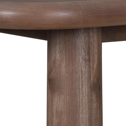 Salted Oak - Sequoia Mocha Oak Veneer Modern 96in Dining Table  - STO1309-96-WMO veiw 4
