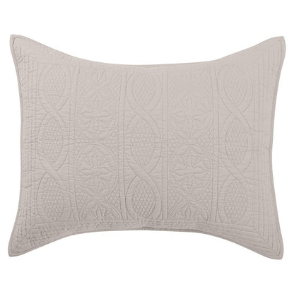 Villa by Classic Home - Anessa Linen Blend Standard Sham - Beige - V240004 veiw 1