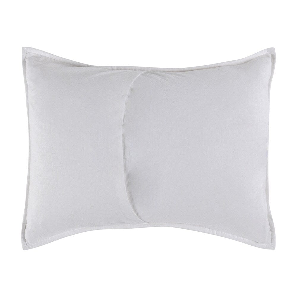 Villa by Classic Home - Anessa Linen Blend Standard Sham - White - V230077 veiw 2