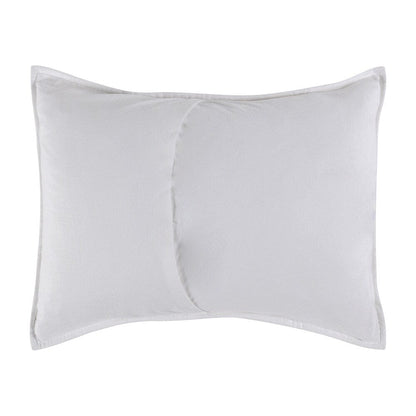 Villa by Classic Home - Anessa Linen Blend Standard Sham - White - V230077 veiw 2