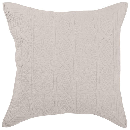 Villa by Classic Home - Anessa Linen Blend Euro Sham - Beige - V240002 veiw 1