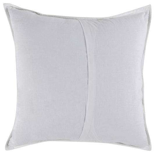 Villa by Classic Home - Anessa Linen Blend Euro Sham - White - V230076 veiw 2