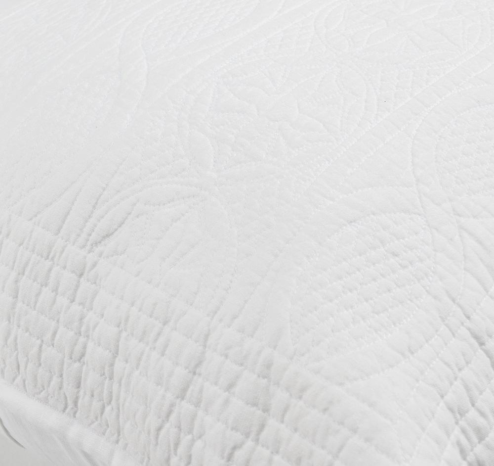 Villa by Classic Home - Anessa Linen Blend Euro Sham - White - V230076 veiw 3