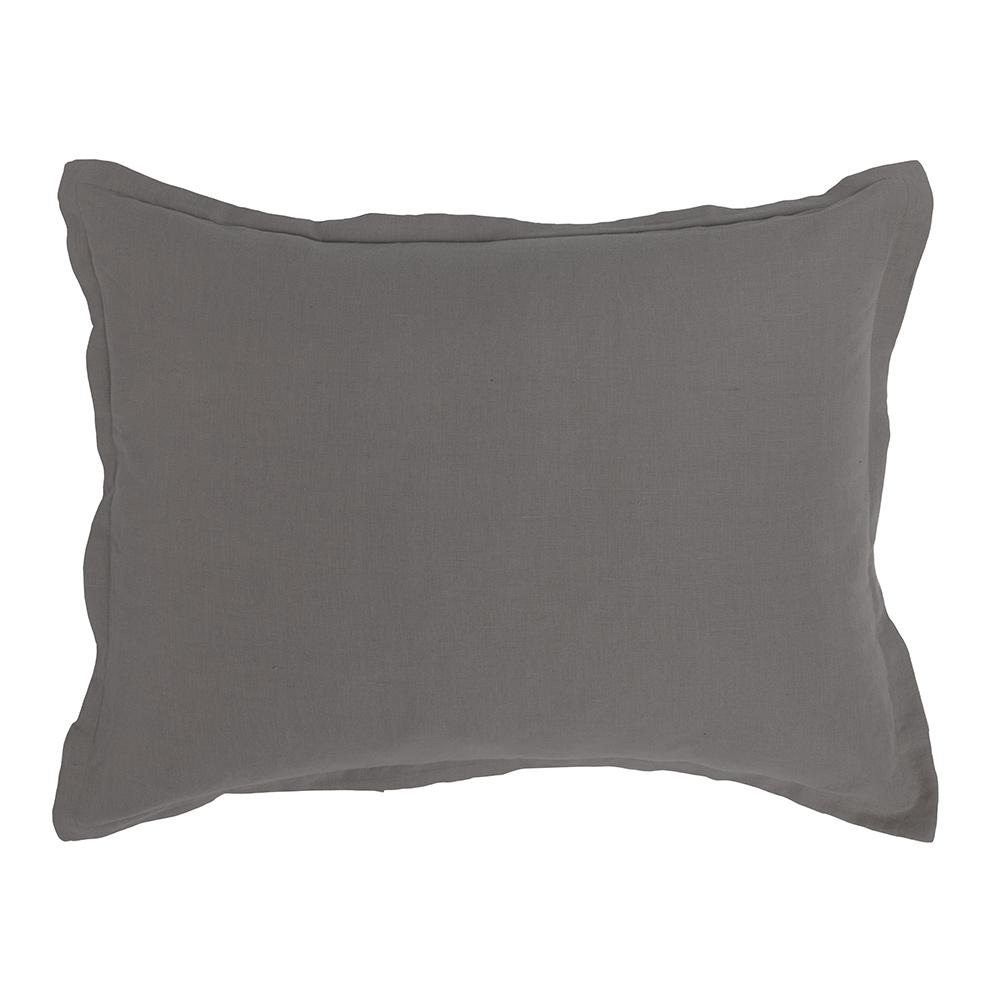 Villa by Classic Home - Arcadia Linen Blend Standard Sham - Gray - V200014 veiw 1