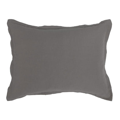Villa by Classic Home - Arcadia Linen Blend Standard Sham - Gray - V200014 veiw 1