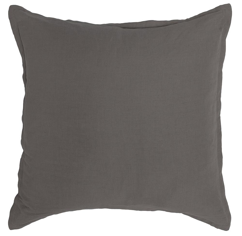 Villa by Classic Home - Arcadia Linen Blend Euro Sham - Gray - V200012 veiw 1