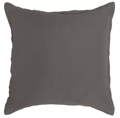 Villa by Classic Home - Arcadia Linen Blend Euro Sham - Gray - V200012 veiw 1
