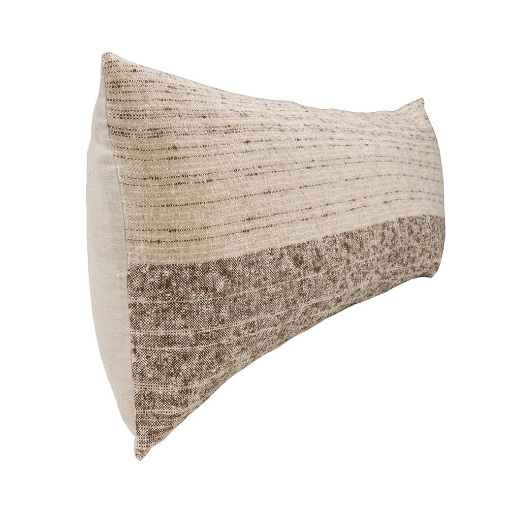 Villa by Classic Home - Beryl 16x36 Linen Blend Fabric Throw Pillow - Coco Brown - V310023 veiw 4