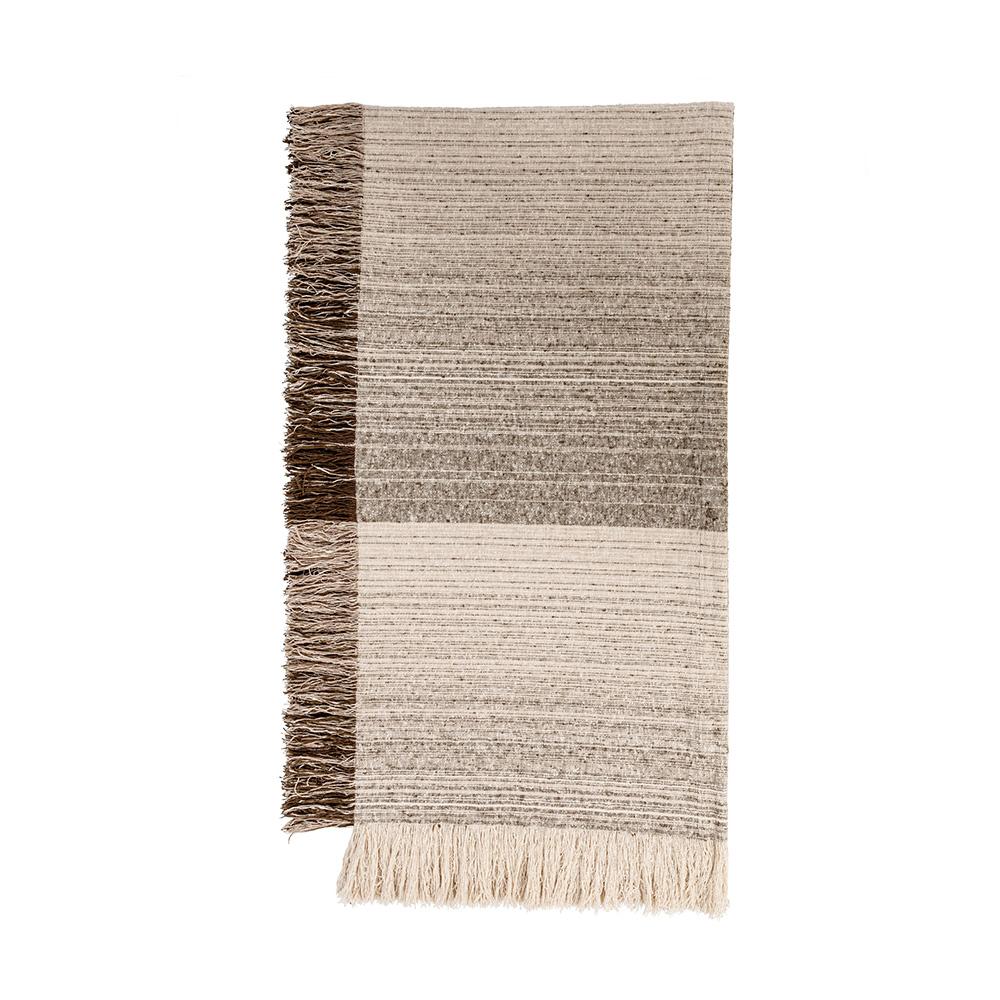 Villa by Classic Home - Beryl Cotton Fabric Queen Blanket - Brown - V310005 veiw 2