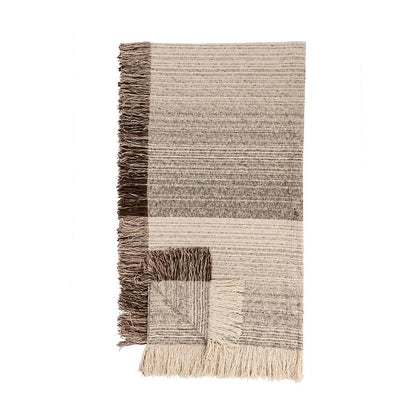 Villa by Classic Home - Beryl Cotton Fabric Queen Blanket - Brown - V310005 veiw 3