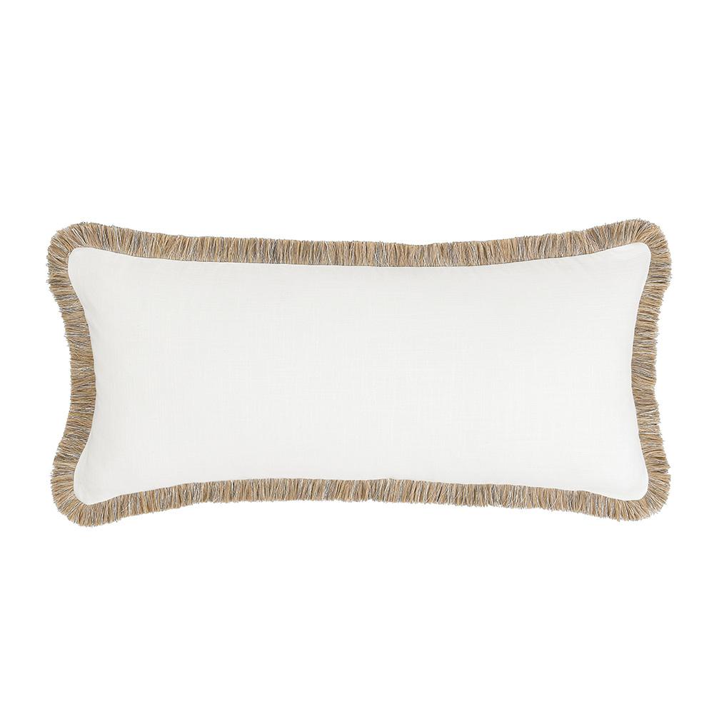 Villa by Classic Home - Cara 16x36 Linen Blend Fabric Throw Pillow - Ivory - V300051 veiw 1