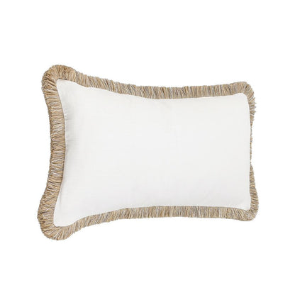 Villa by Classic Home - Cara 16x36 Linen Blend Fabric Throw Pillow - Ivory - V300051 veiw 3