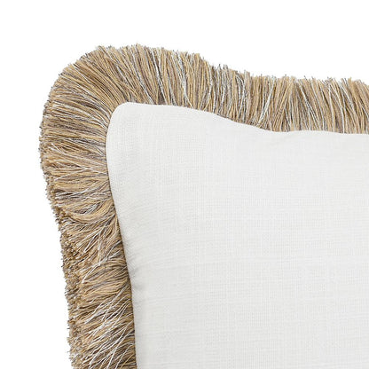Villa by Classic Home - Cara 16x36 Linen Blend Fabric Throw Pillow - Ivory - V300051 veiw 4