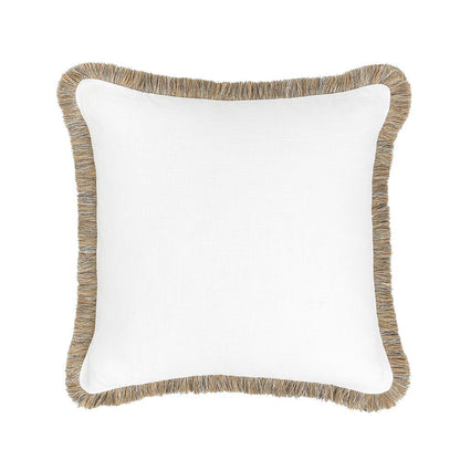 Villa by Classic Home - Cara 24x24 Linen Blend Fabric Throw Pillow - Ivory - V300049 veiw 1