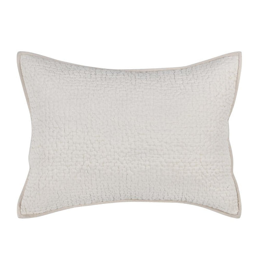 Villa by Classic Home - Danica 100% Cotton Bone Standard Sham  - Ivory - V260004 veiw 1