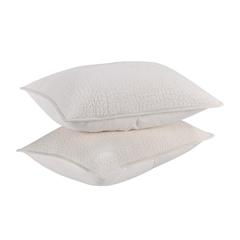 Villa by Classic Home - Danica 100% Cotton Bone Standard Sham  - Ivory - V260004 veiw 3