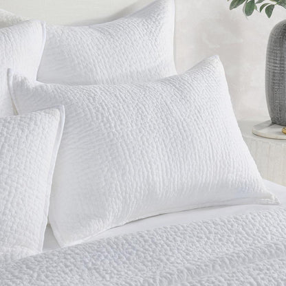 Villa by Classic Home - Danica 100% Cotton White Standard Sham  - White - V190120 veiw 6
