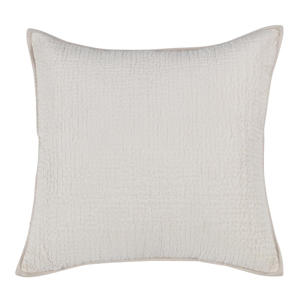 Villa by Classic Home - Danica 100% Cotton Bone Euro Sham  - Ivory - V260002 veiw 1
