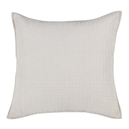 Villa by Classic Home - Danica 100% Cotton Bone Euro Sham  - Ivory - V260002 veiw 1