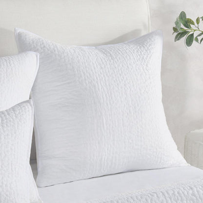 Villa by Classic Home - Danica 100% Cotton White Euro Sham  - White - V190118 veiw 5