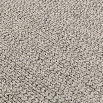 Villa by Classic Home - Dawson 5x8 Wool Blend Fabric Handwoven  Gray Accent Area Rug - Light Gray - 30090824 veiw 2